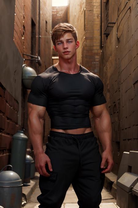 00005-2640328980-tyson_dayley _lora_tyson_dayley-08_0.75_ wearing a fitted short-sleeved black full-length performance shirt and joggers, urban g.png